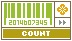 フリー素材 ボタン バーコード count