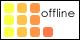 フリー素材 ボタン オレンジ offline