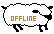 フリー素材 ボタン 羊 offline