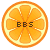 フリー素材 ボタン オレンジ bbs